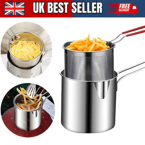 Non stick chip pan deep - stick,