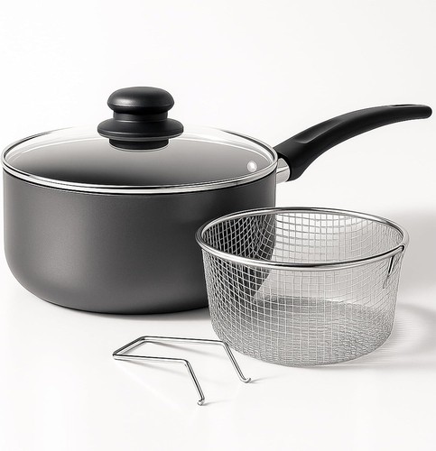 Non stick chip pan deep - chip, fat