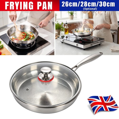 30cm titanium frying pan - titanium,