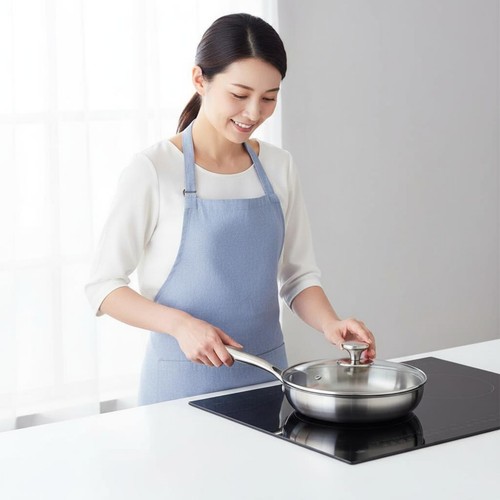 Flat bottom frying - bottom,