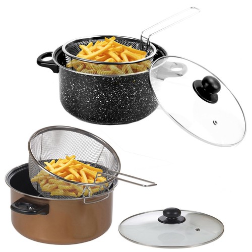 Non stick chip pan deep - non,