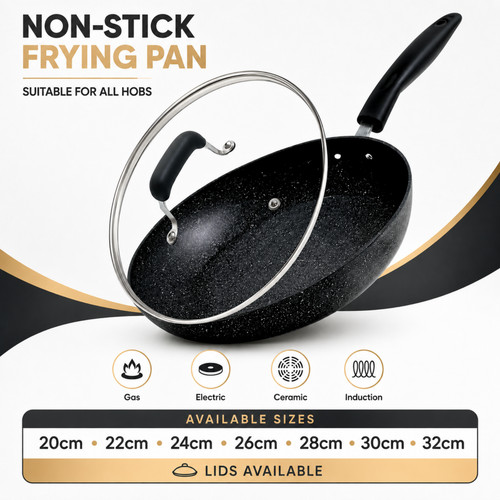 Non stick frying pan with - non,