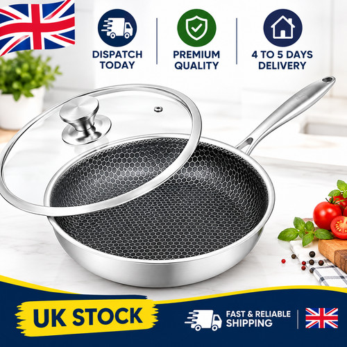 Nonstick frying pan - nonstick, stainless