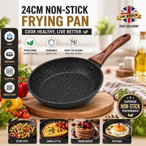 Non stick black frying - black, pan