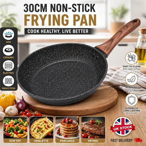 Non stick black frying - stick,